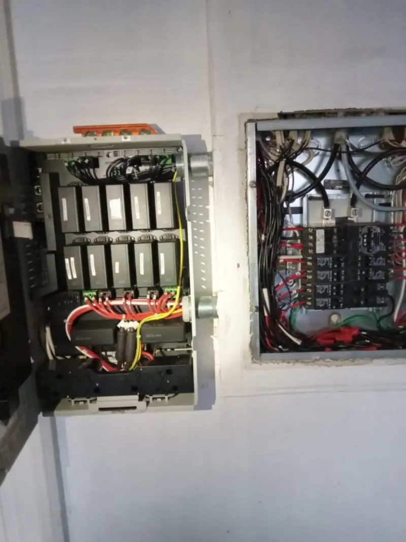 Electrical panel upgrade completed for Indoor Lighting Installation in Hanceville